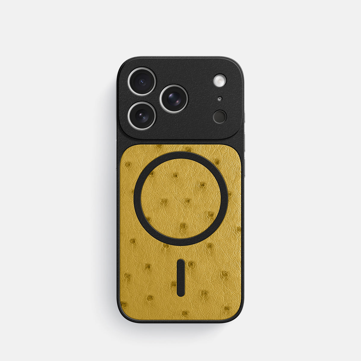 MagSafe Mask For iPhone 17 Pro In Ostrich -3 | Gold