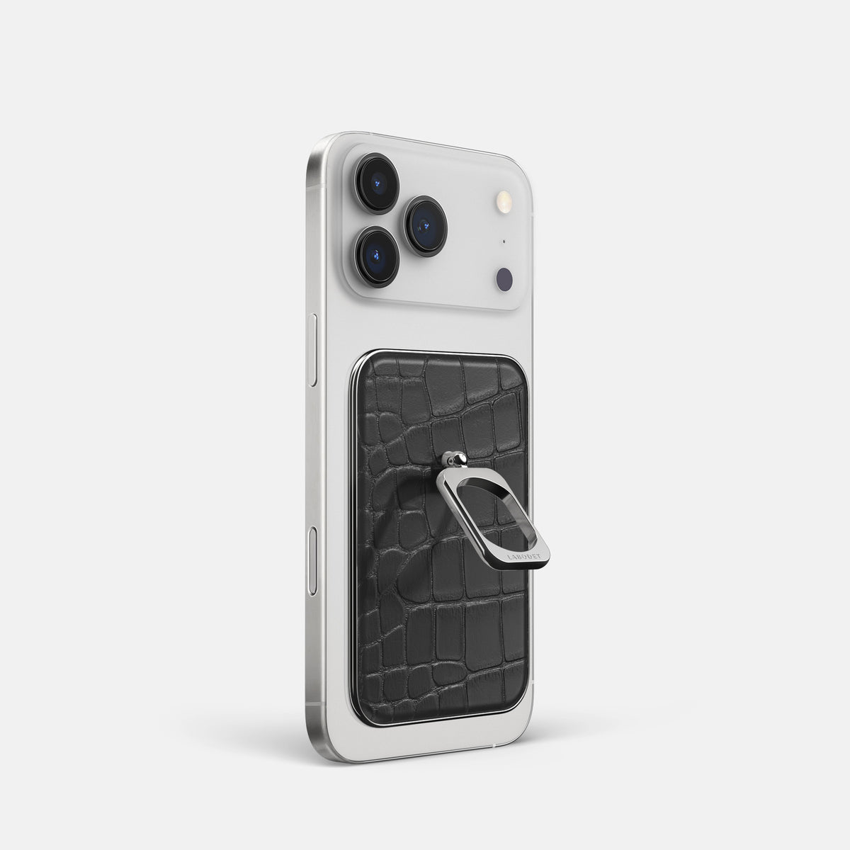 MagSafe Ring For iPhone 17 Pro In Alligator -2 | Grey-Steel