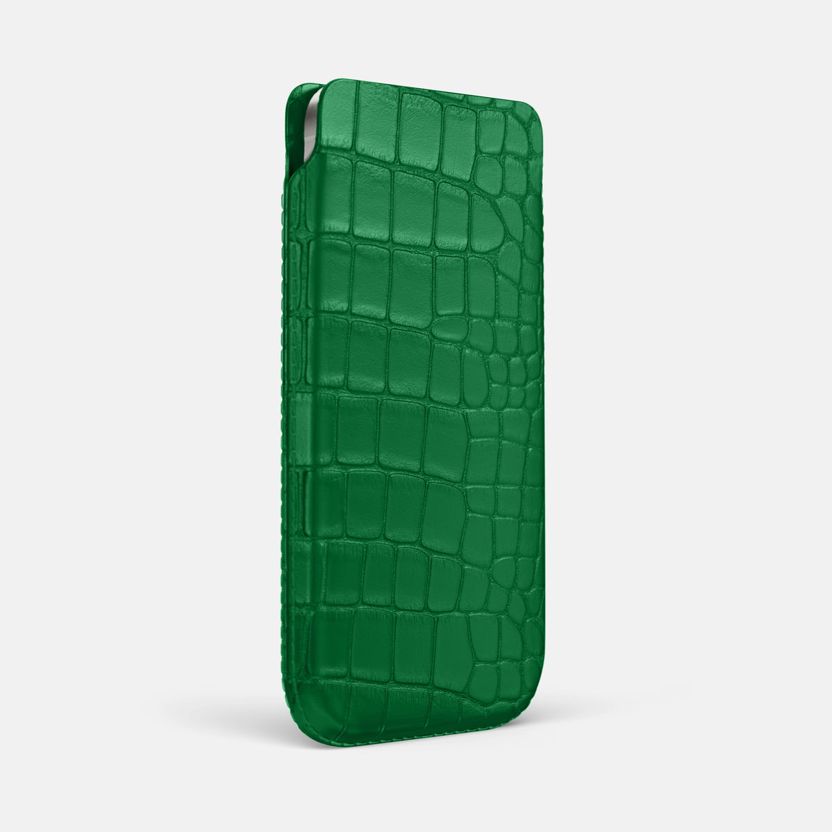 Pouch Case For iPhone 17 Air In Alligator -2 | Forest-Green