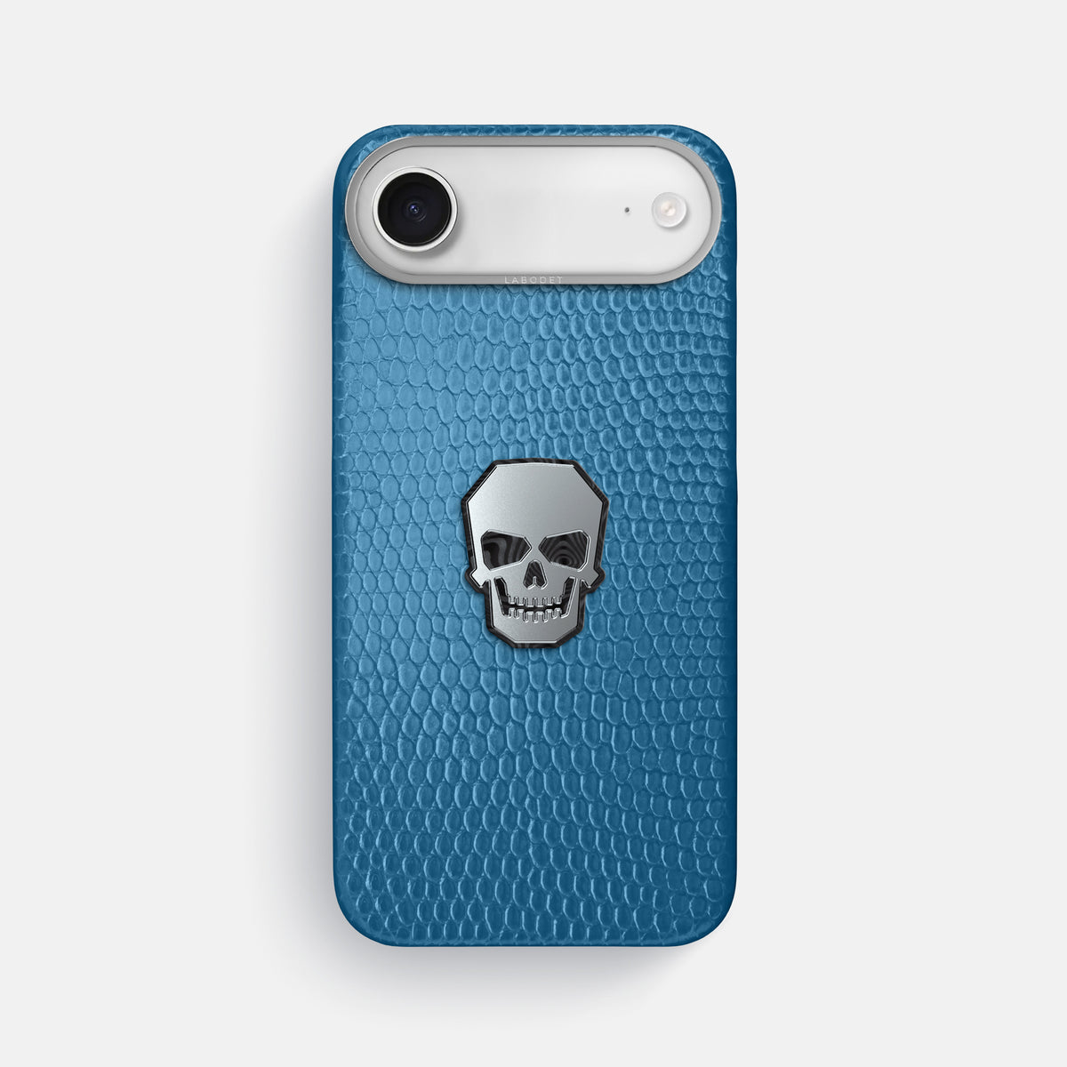 Classic Case With Titanium Skull For iPhone 17 Air In Lizard -1 | Blue-Steel