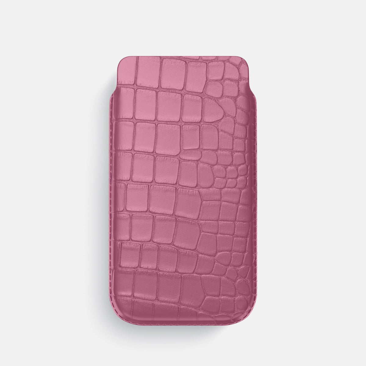 Pouch Case For iPhone 18 Pro In Alligator -1 | Pink-Lagoon
