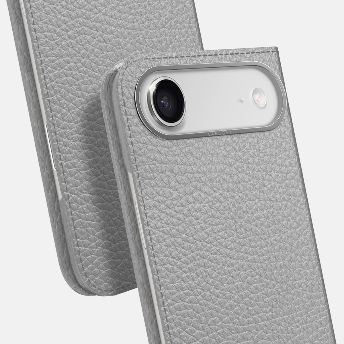 Folio Case For iPhone 17 Air In Calf -5 | Nuage-Steel