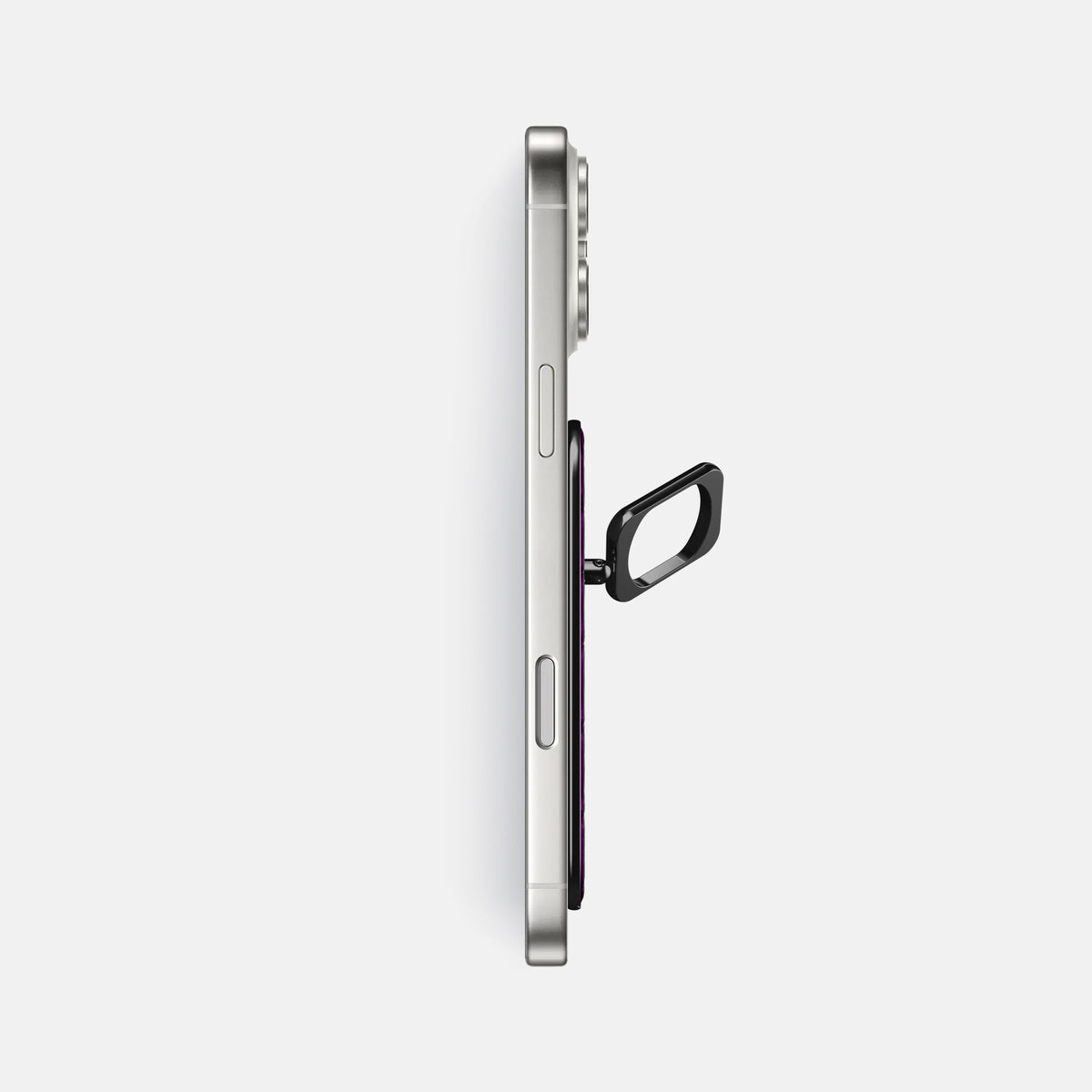 MagSafe Ring For iPhone 17 Pro Max In Calf -3 | Violet-Black