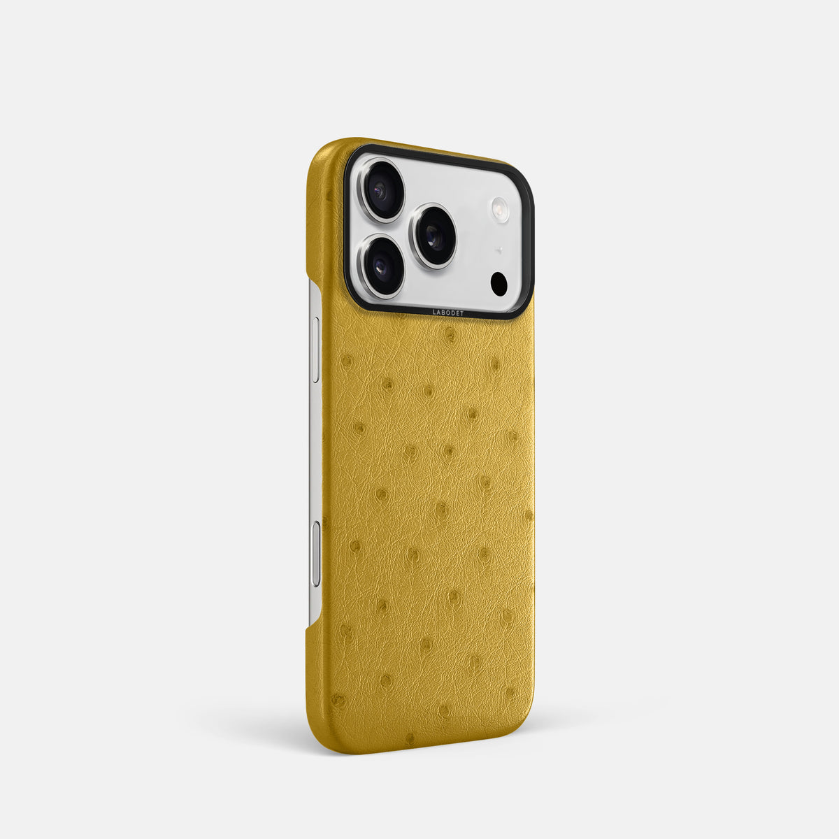 Classic Case For iPhone 17 Pro In Ostrich -2 | Gold-Black