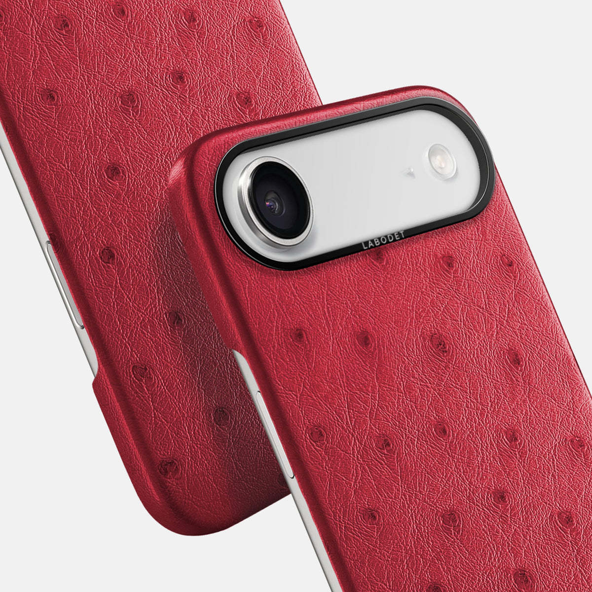 Classic Case For iPhone 17 Air In Ostrich -6 | Red-Black