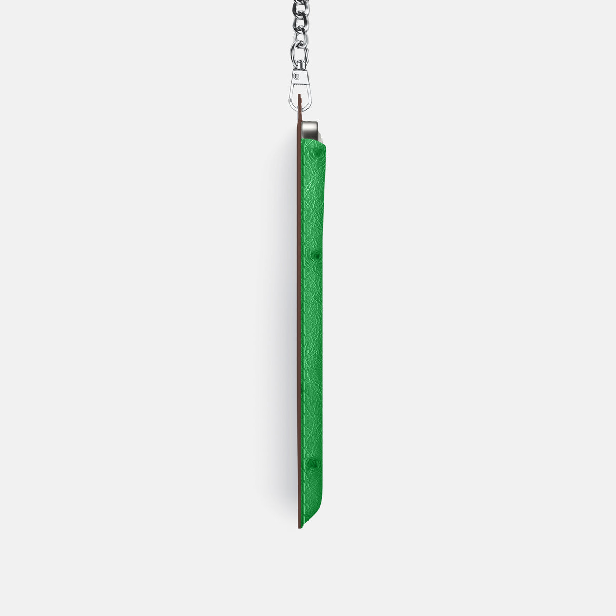 Crossbody Bag For iPhone 17 Pro In Ostrich -4 | Kentucky-Green-Steel