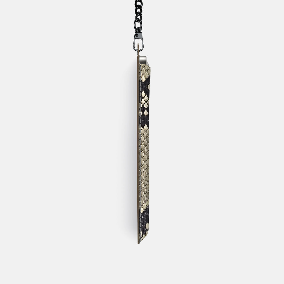 Crossbody Bag For iPhone 17 Pro In Deluxe Python -4 | Savannah-Black