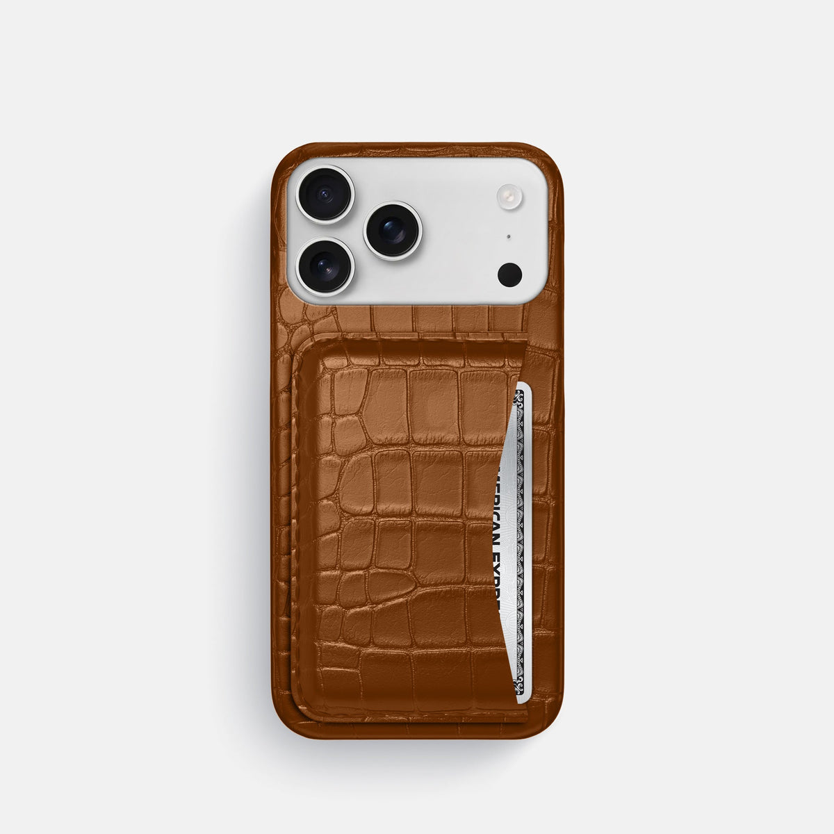 Slim Card Case For iPhone 18 Pro In Alligator -1 | Honey