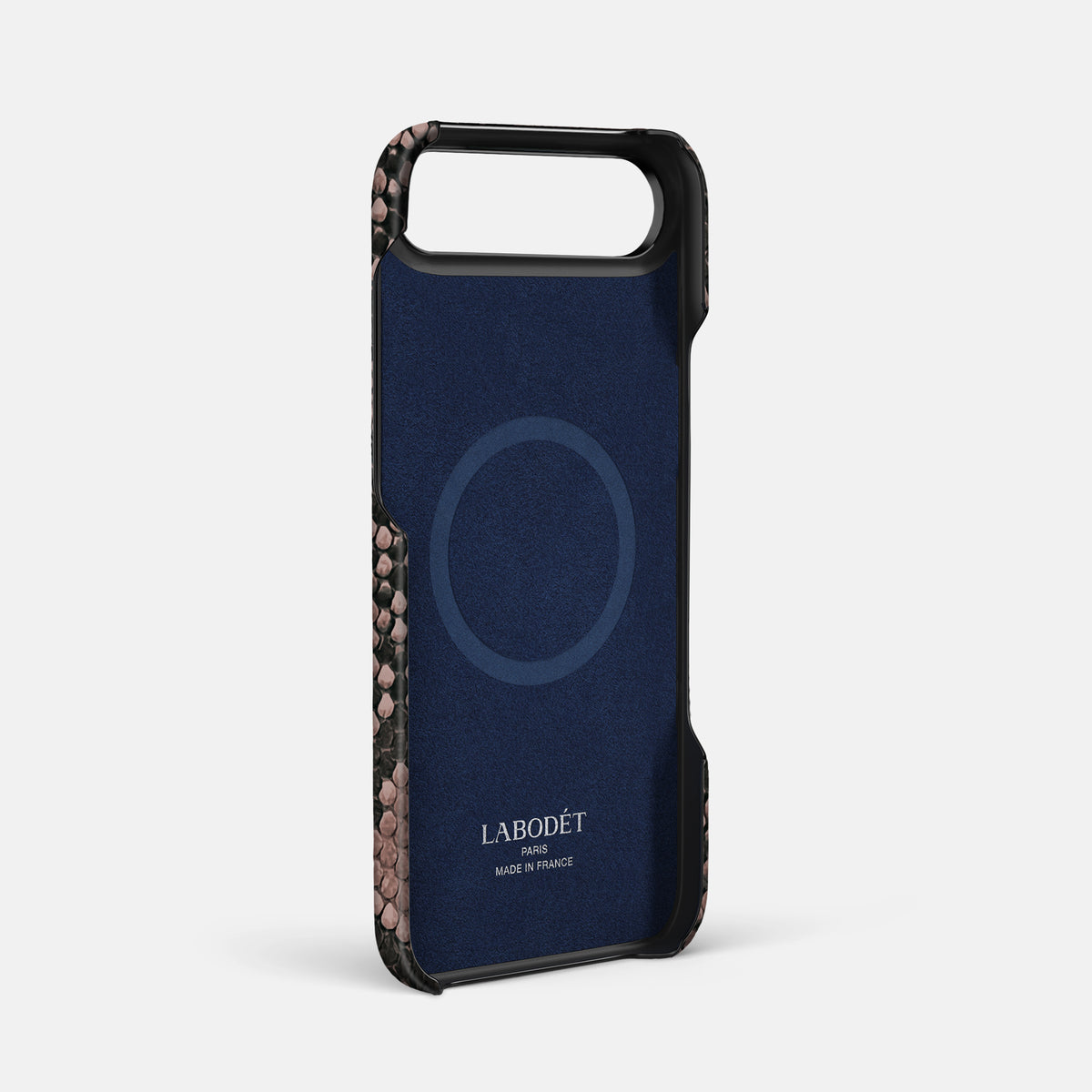 Center Handle For iPhone 17 Air In Deluxe Python -3 | Mahogany-Brown-Black