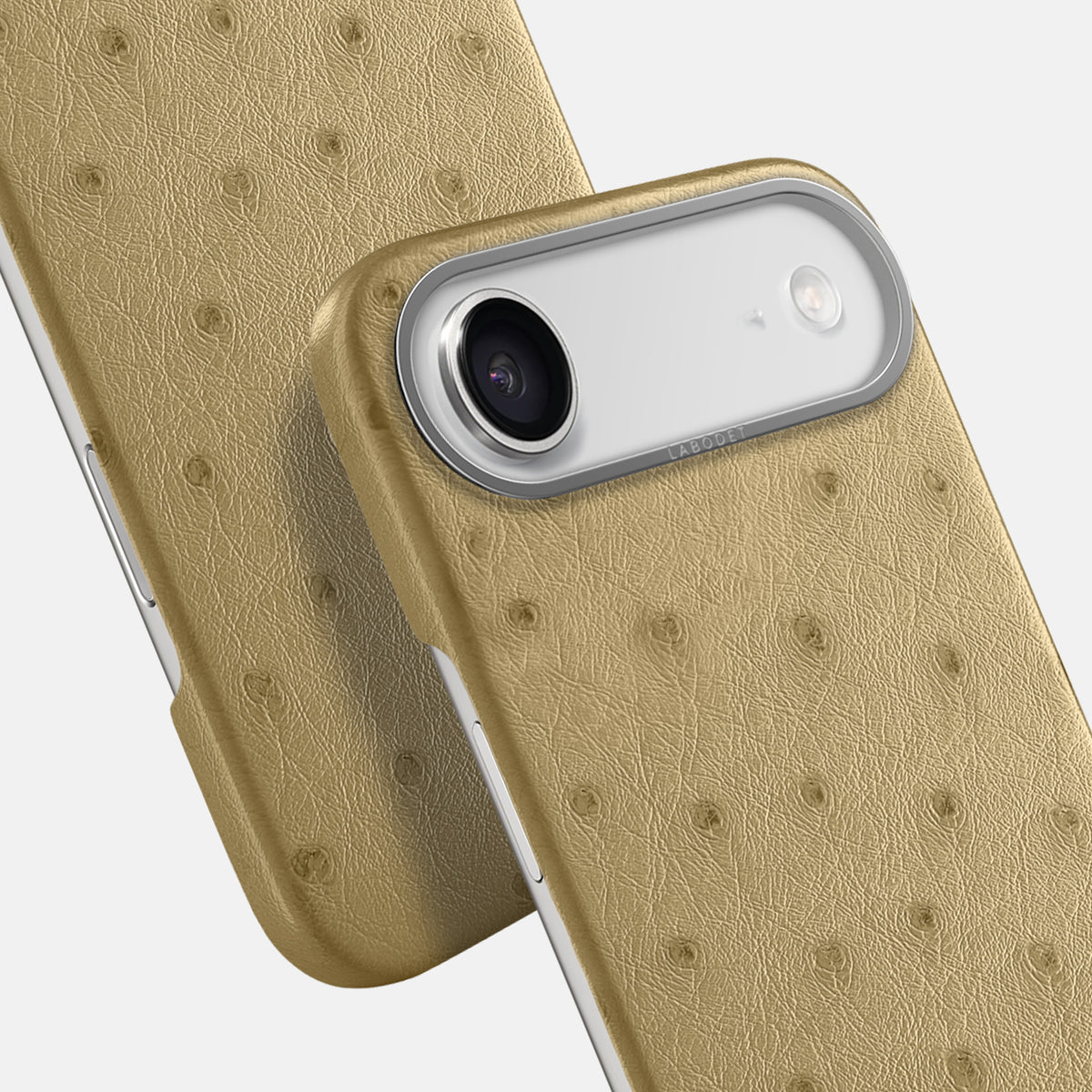 Classic Case For iPhone 17 Air In Ostrich -6 | Desert-Sand-Steel