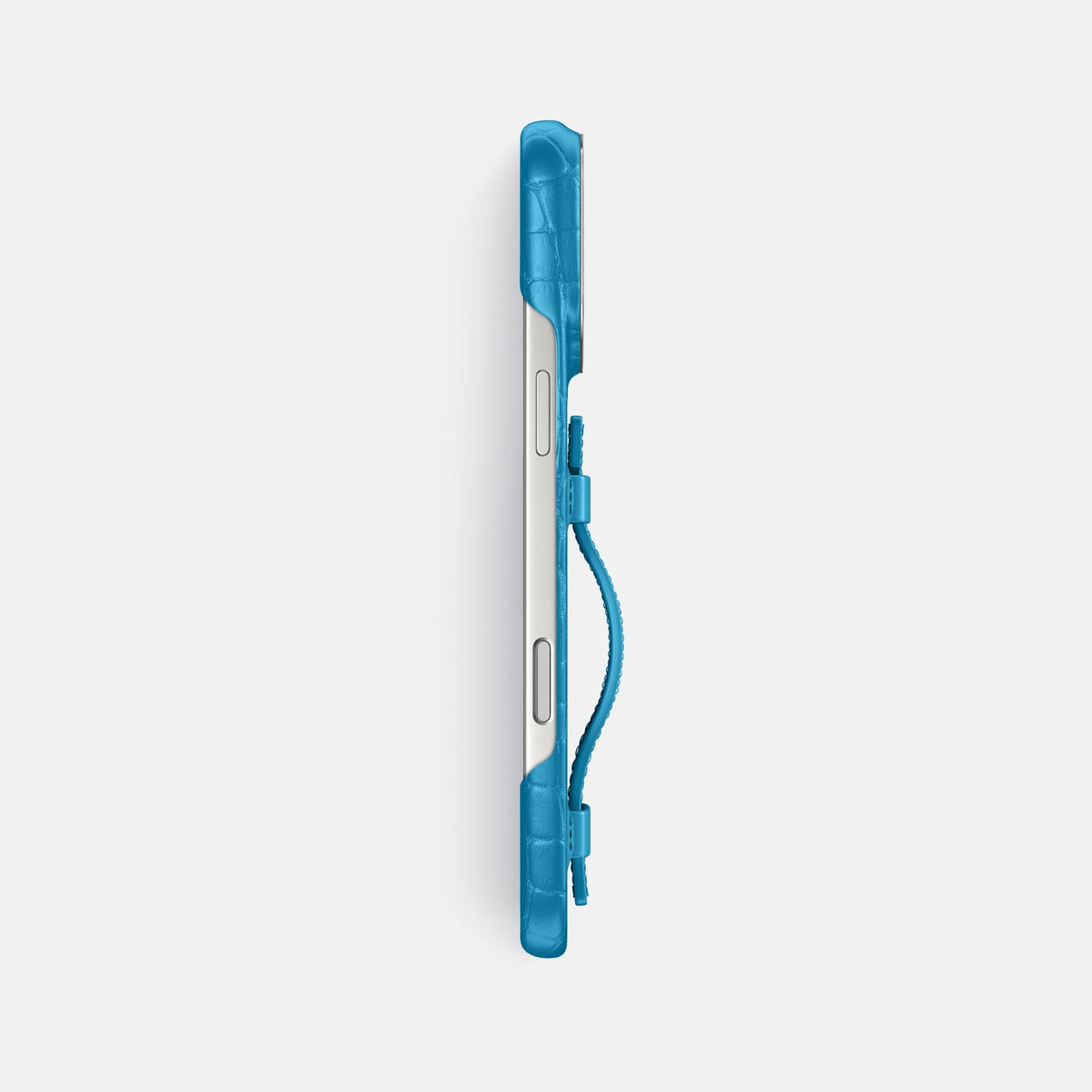 Handle Case For iPhone 18 Pro Max In Alligator -3 | Curaçao-Blue-Steel