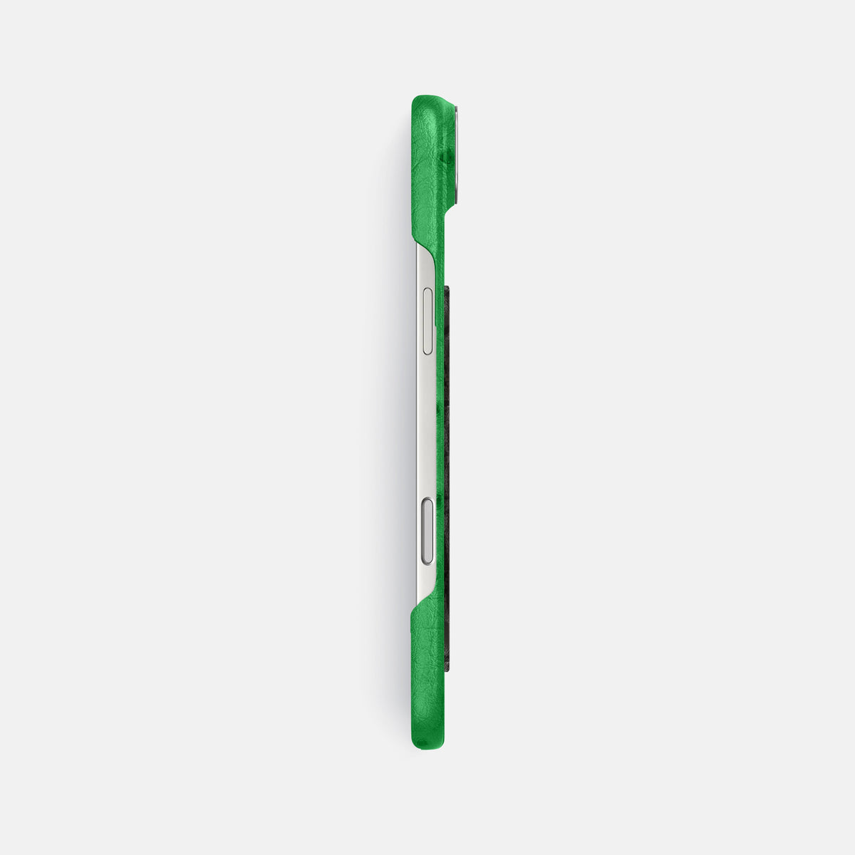 Classic Case With Carbon Dragon For iPhone 17 Air In Ostrich -3 | Kentucky-Green-Steel