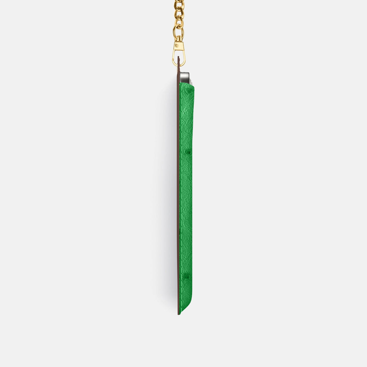 Crossbody Bag For iPhone 18 Pro In Ostrich -4 | Kentucky-Green-Gold