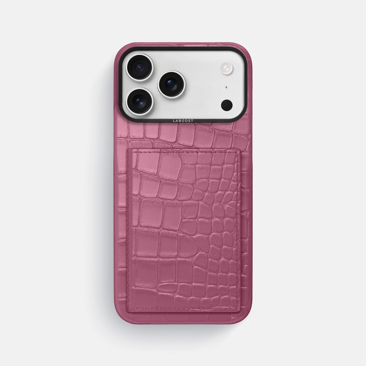 Bi-Fold Case For iPhone 18 Pro Max In Alligator -1 | Pink-Lagoon-Black