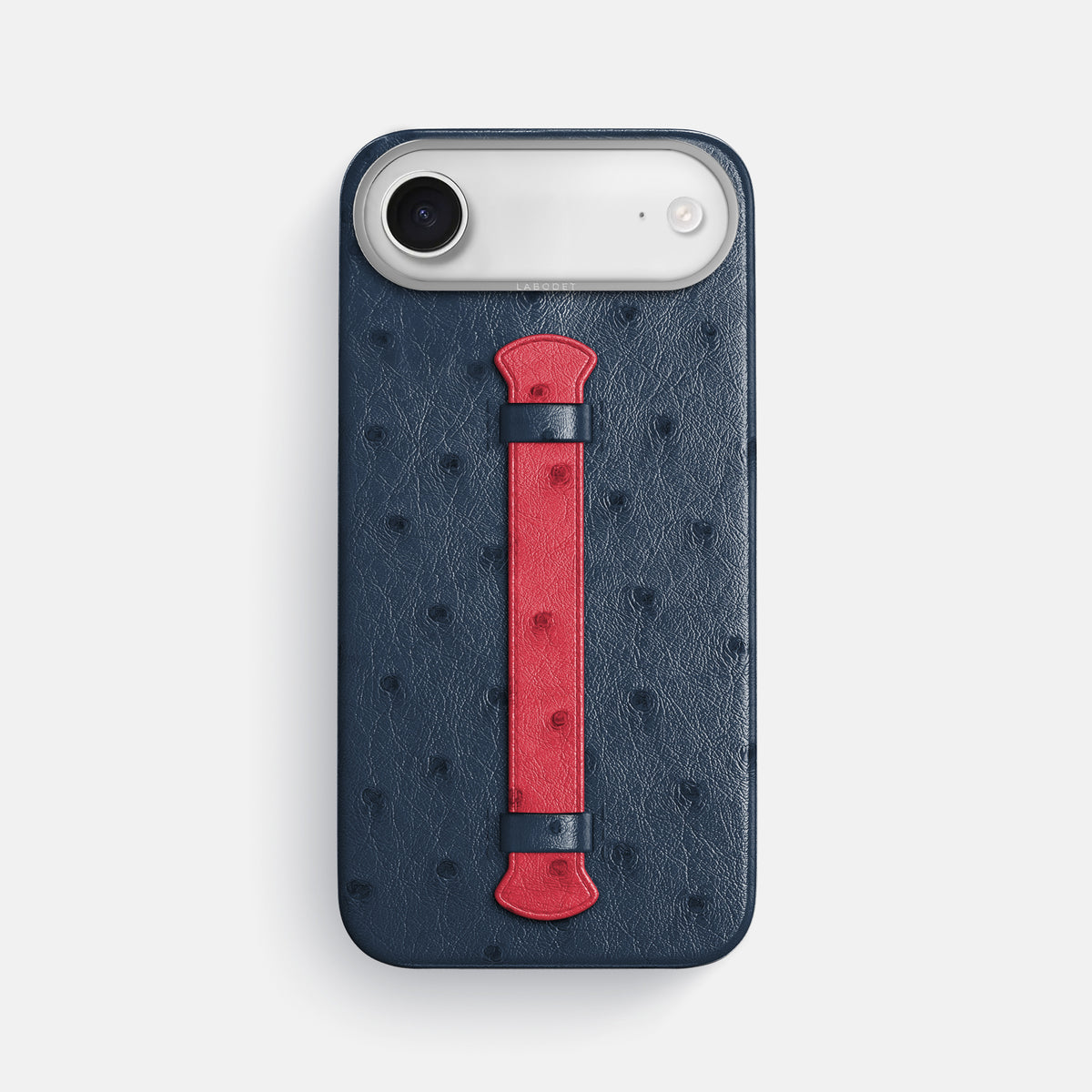 Center Handle Coloré For iPhone 17 Air In Ostrich -1 | Navy-Blue-Steel