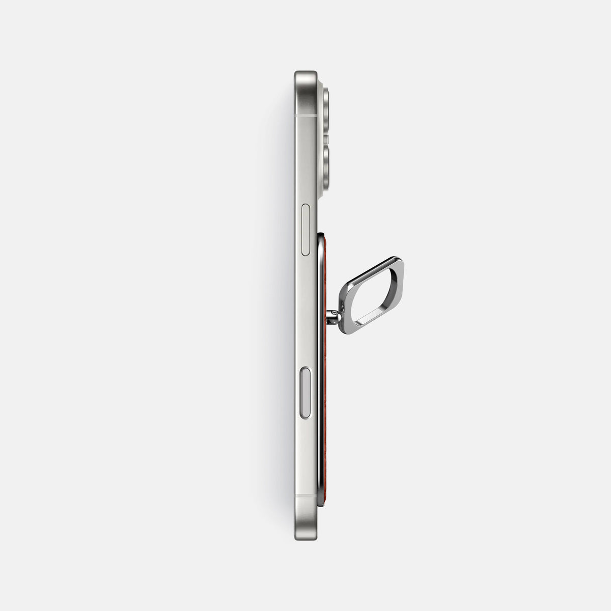 MagSafe Ring For iPhone 17 Pro Max In Porosus Crocodile -3 | Nuts-Steel
