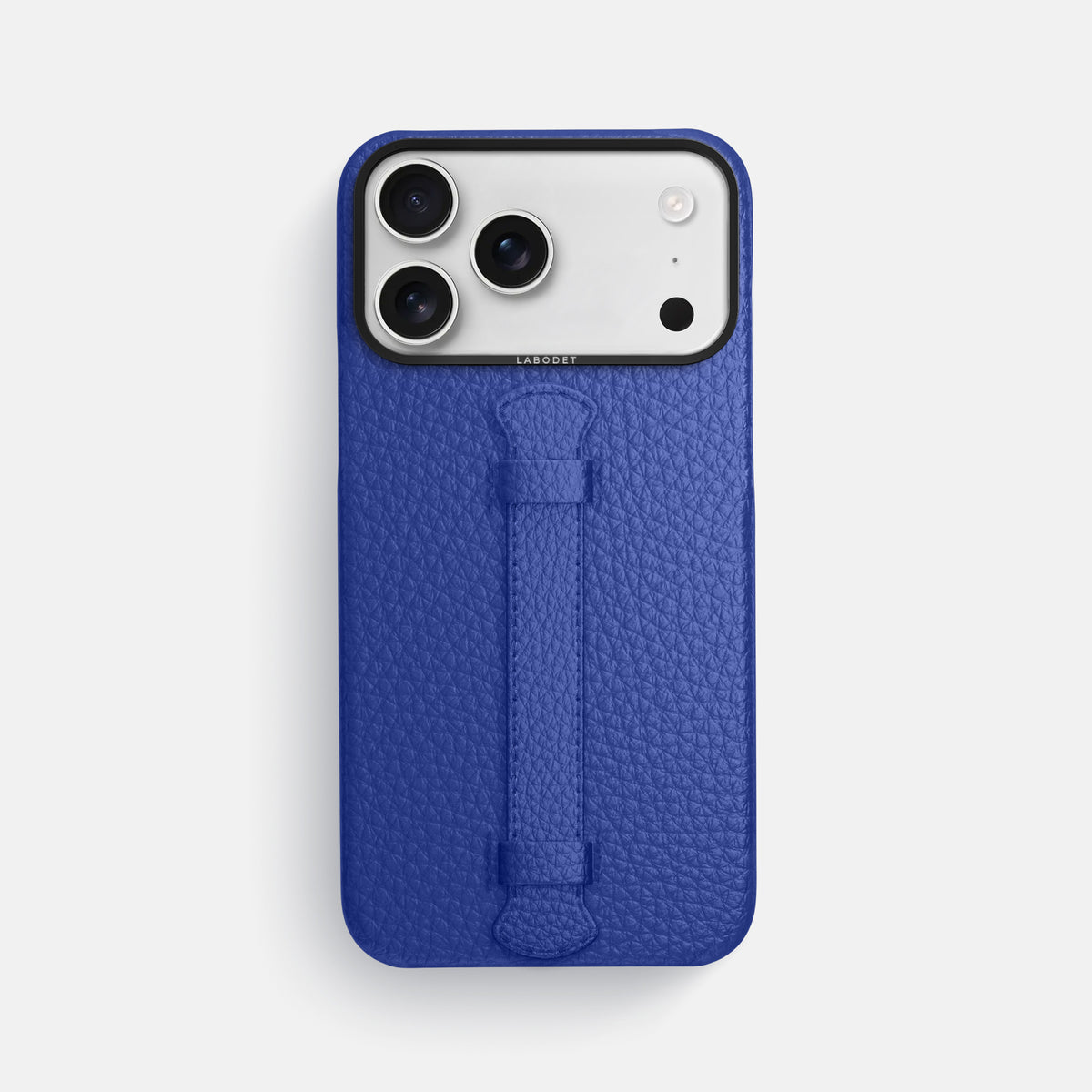 Center Handle For iPhone 17 Pro Max In Calf -1 | Royal-Blue-Black