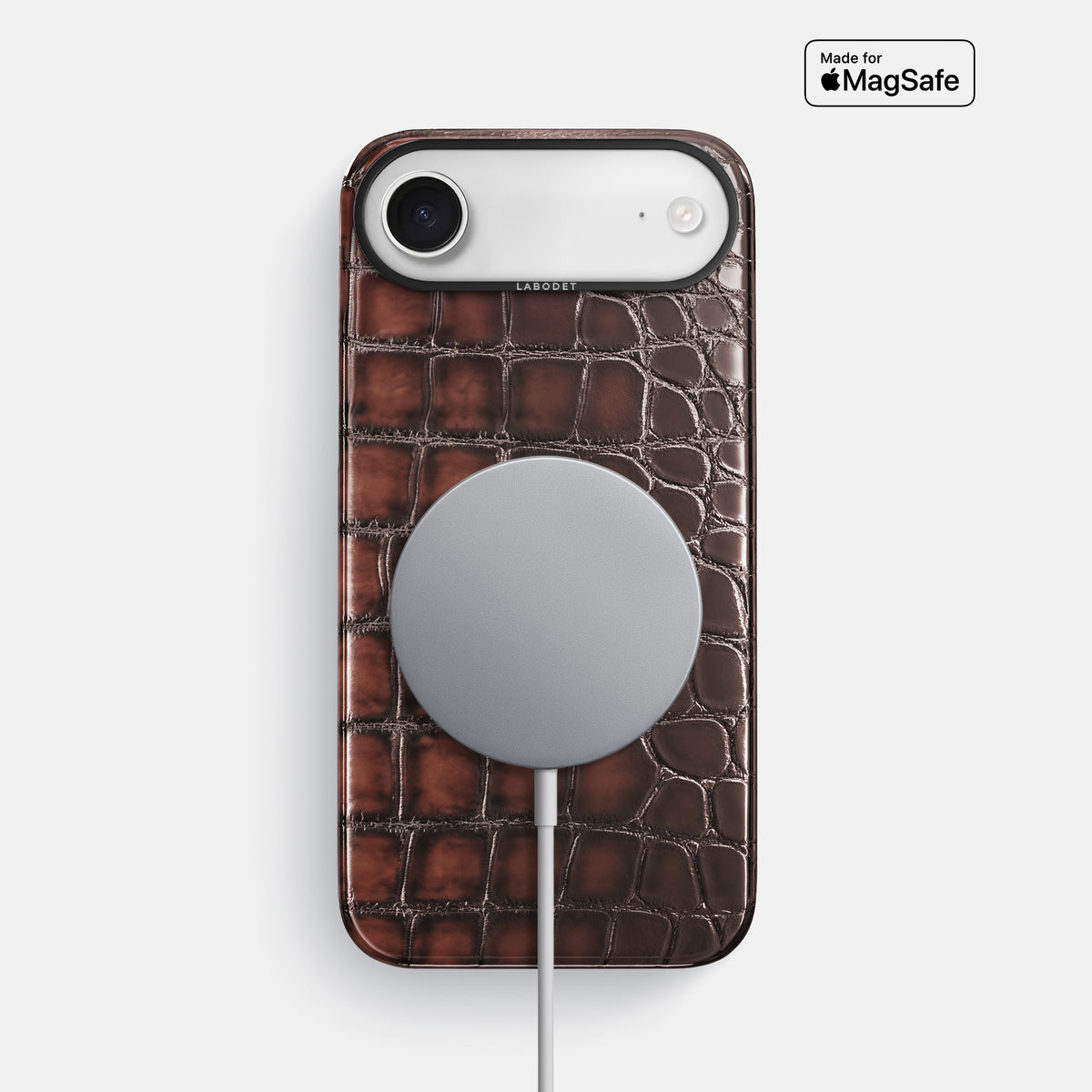 Classic Case For iPhone 17 Air In Patina Alligator -5 | Havana-Brown-Black
