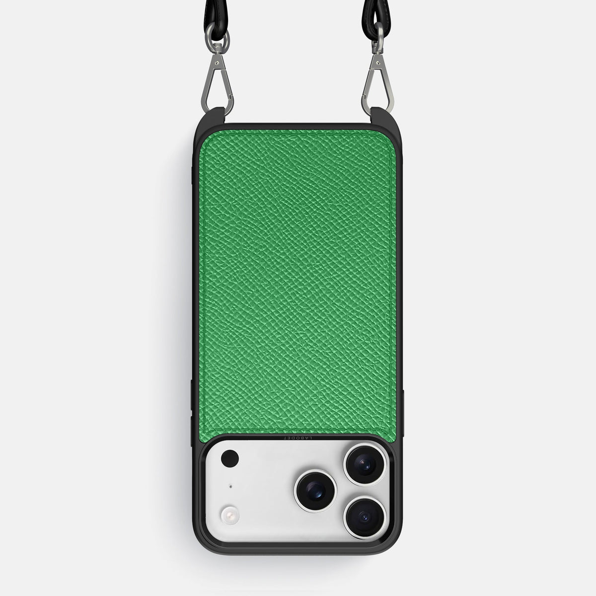 Crossbody Sport Case For iPhone 18 Pro Max In Epsom-Style Calf -1 | Grass-Green