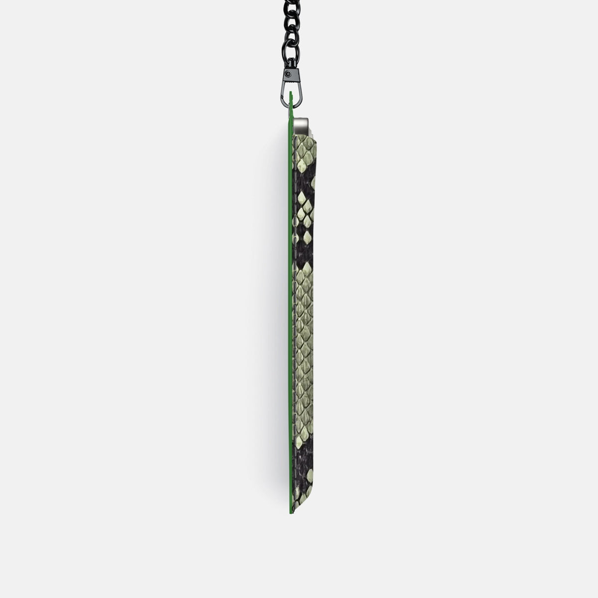 Crossbody Bag For iPhone 18 Pro In Deluxe Python -4 | Army-Green-Black