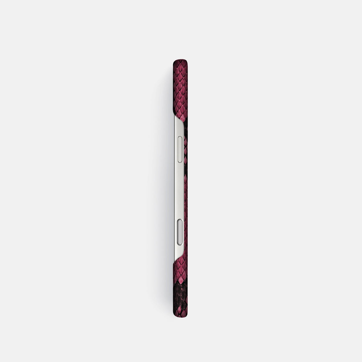 Slim Case For iPhone 18 Pro In Deluxe Python -3 | Burgundy