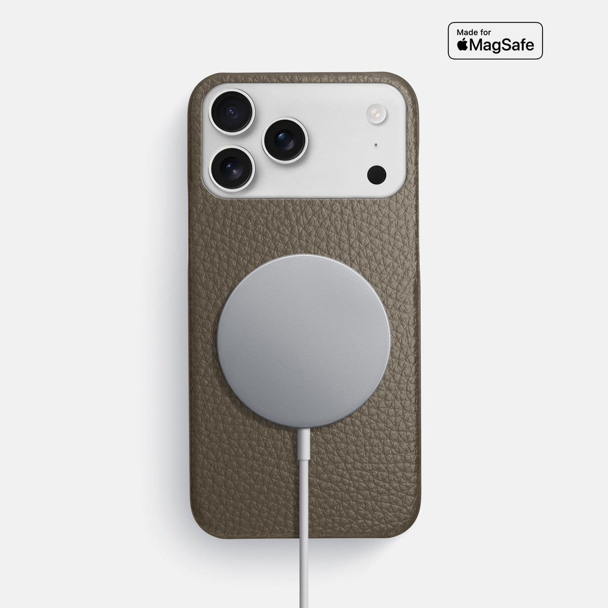 Slim Case For iPhone 18 Pro Max In Calf -5 | Taupe