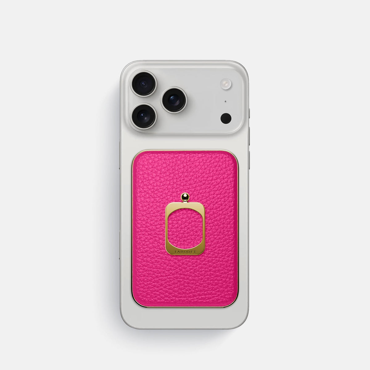 MagSafe Ring For iPhone 18 Pro In Calf -2 | Magenta-Gold