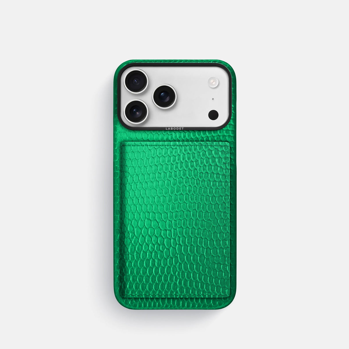 Bi-Fold Case For iPhone 18 Pro In Lizard -1 | Apple-Green-Black