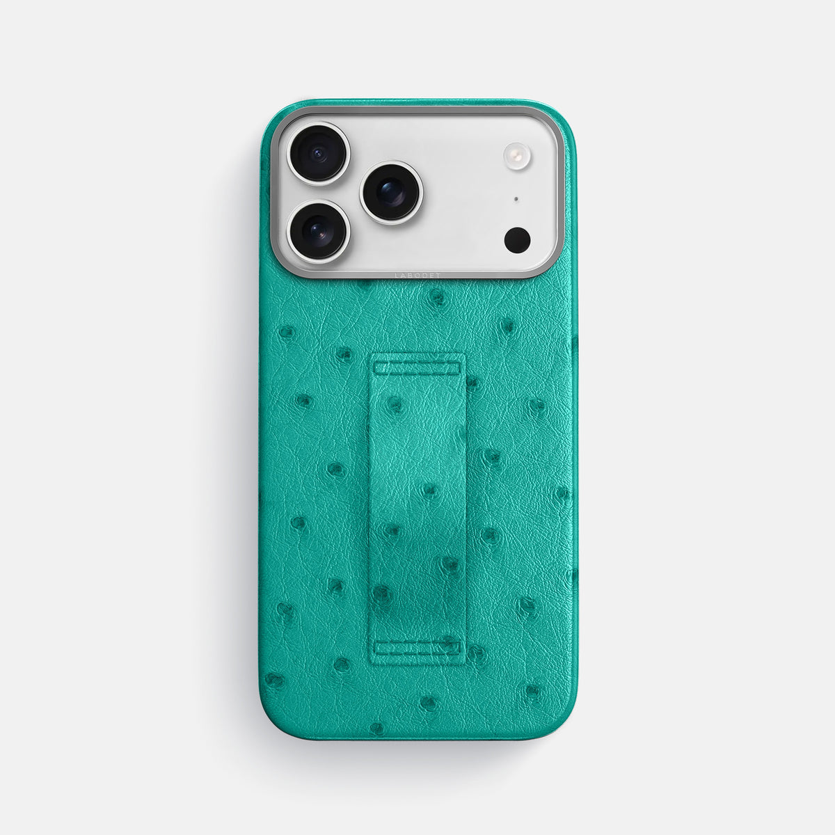 Finger Case For iPhone 17 Pro Max In Ostrich -1 | Turquoise-Steel