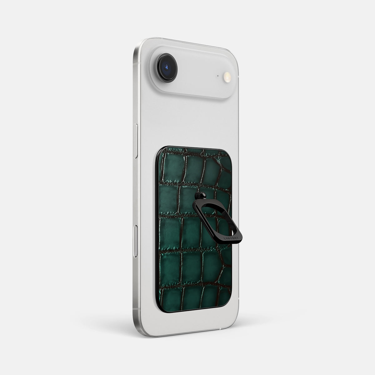 MagSafe Ring For iPhone 17 Air In Patina Alligator -1 | Green-Black