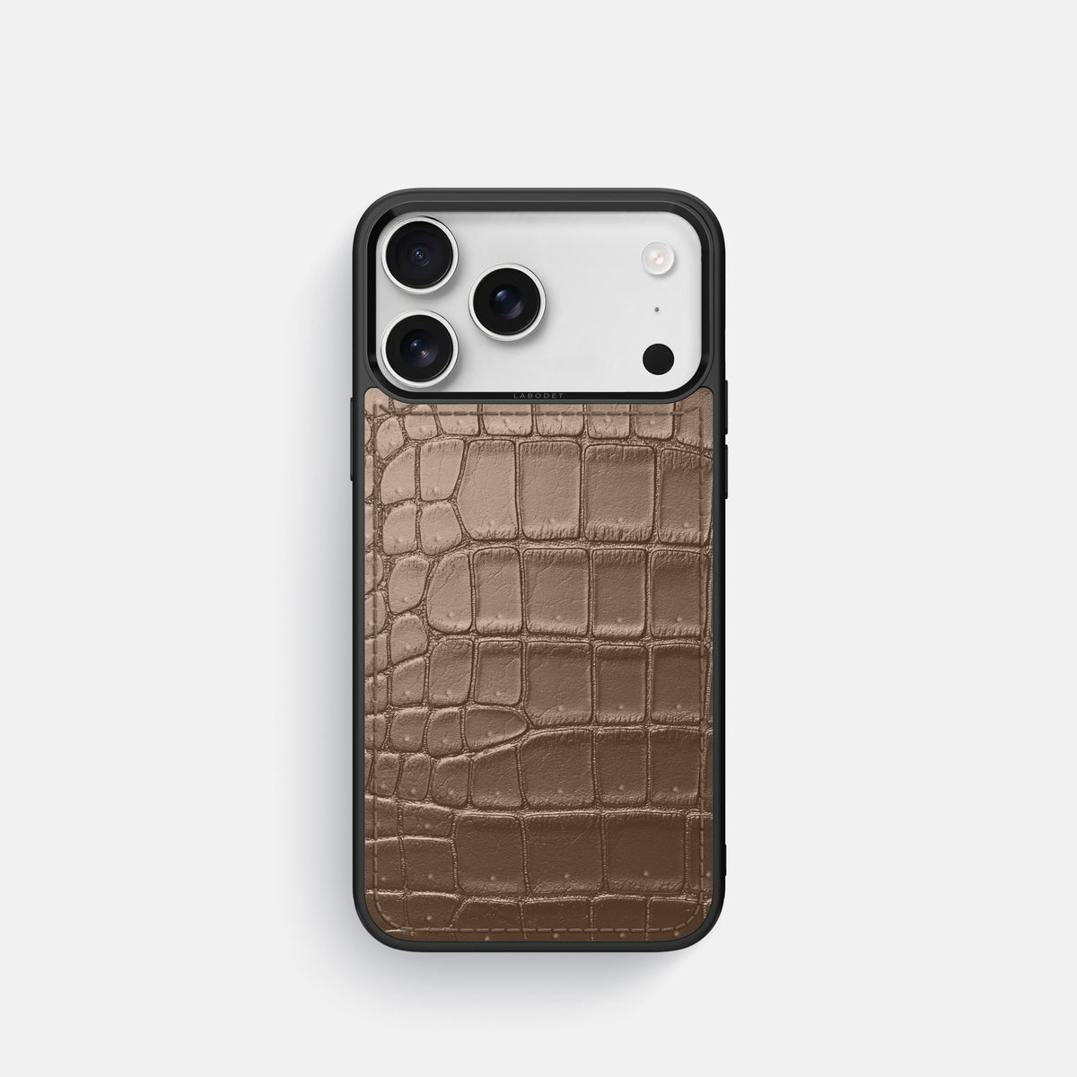 Sport Case For iPhone 18 Pro In Porosus Crocodile -1 | Fur-Brown