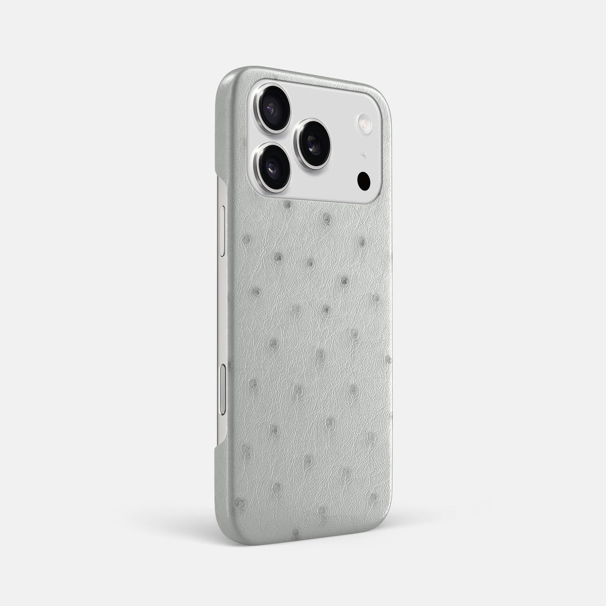 Slim Case For iPhone 18 Pro Max In Ostrich -2 | White