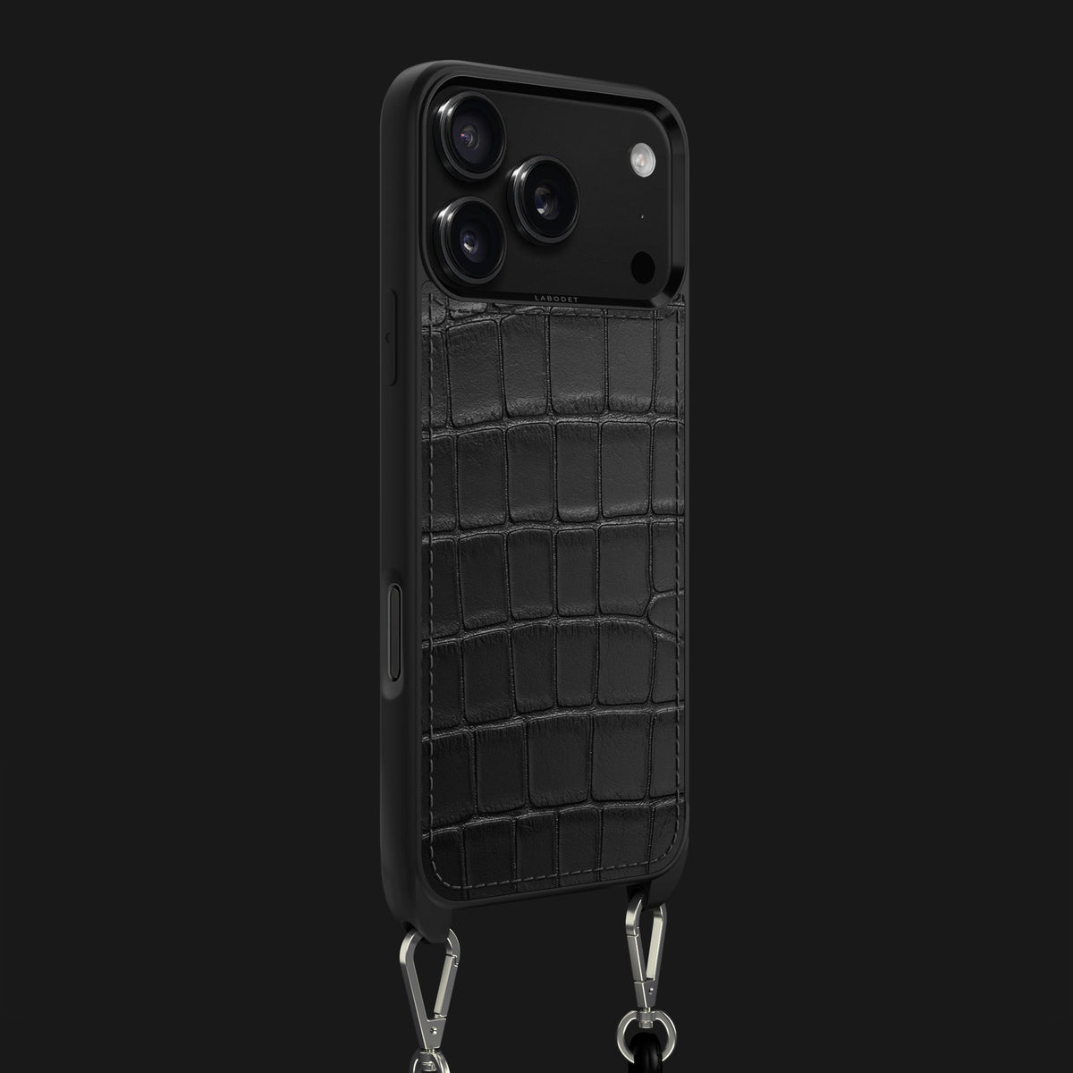 Crossbody Sport Case Edition Black For iPhone 18 Pro Max In Alligator -2 | Edition-Black