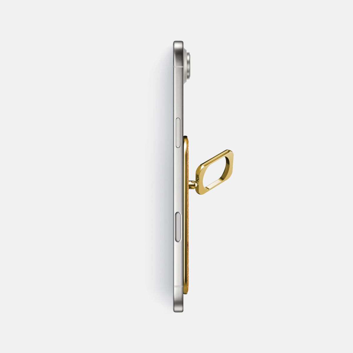 MagSafe Ring For iPhone 17 Air In Ostrich -3 | Chestnut-Gold
