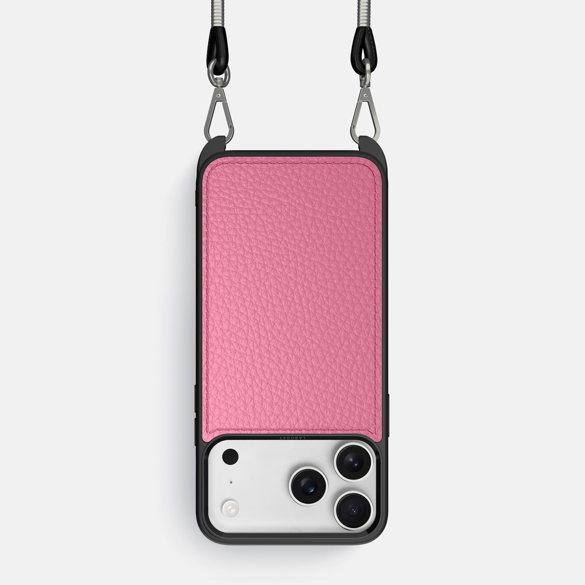 Crossbody Sport Case For iPhone 17 Pro In Calf -1 | Pink