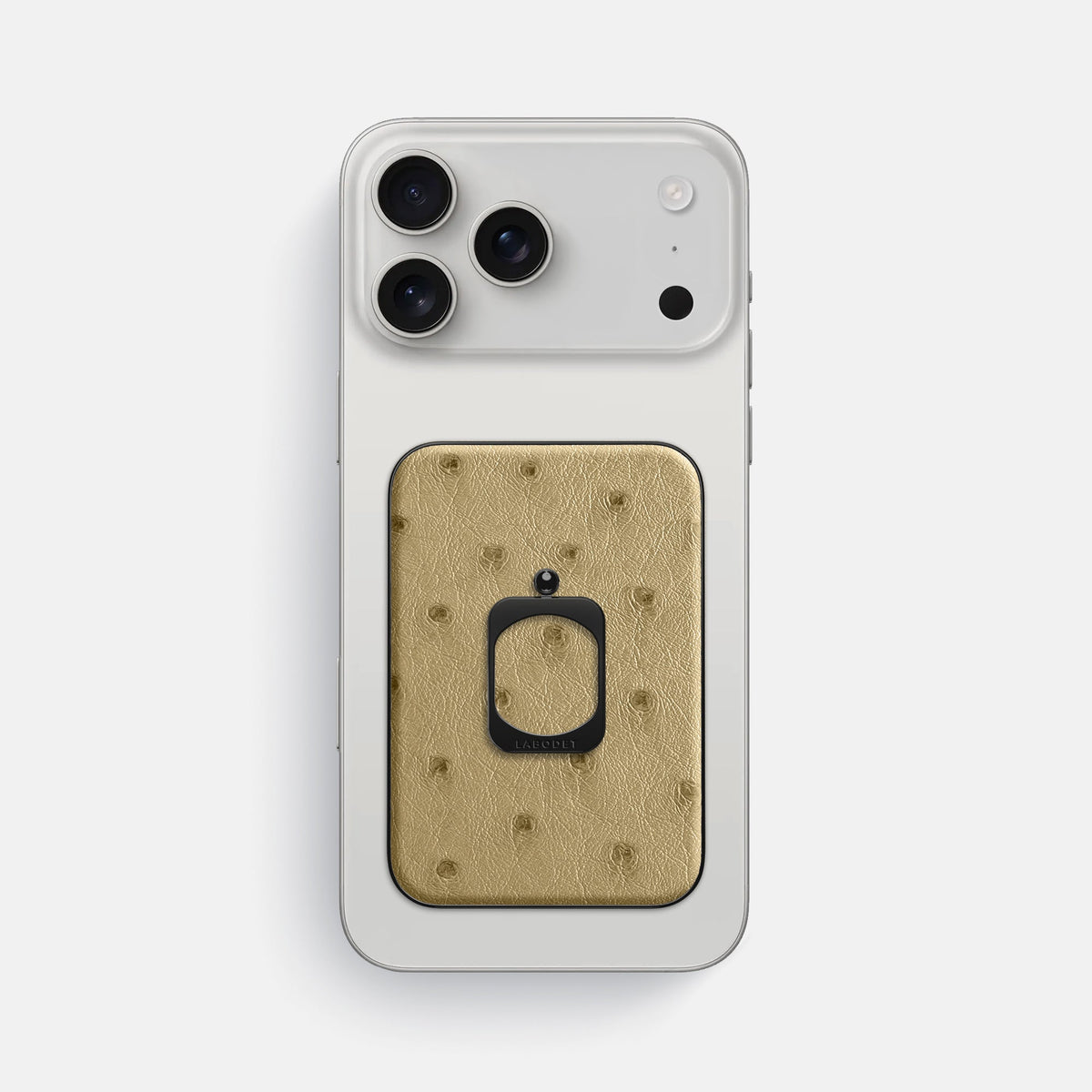 MagSafe Ring For iPhone 18 Pro Max In Ostrich -2 | Desert-Sand-Black