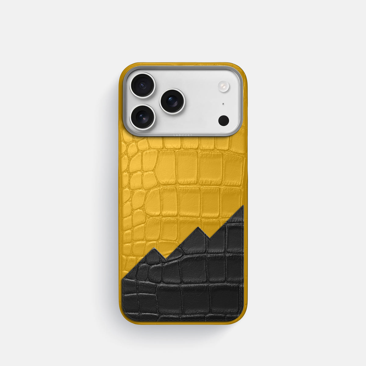 Classic Case With UpOnly For iPhone 17 Pro In Alligator -1 | Yellow-Steel