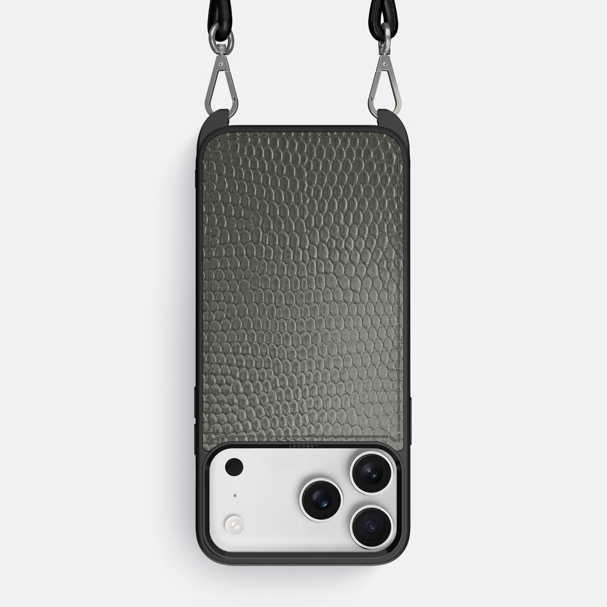 Crossbody Sport Case For iPhone 17 Pro Max In Lizard -1 | Grey