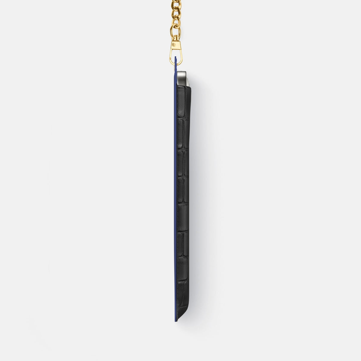 Crossbody Bag For iPhone 18 Pro In Alligator -4 | Grey-Gold
