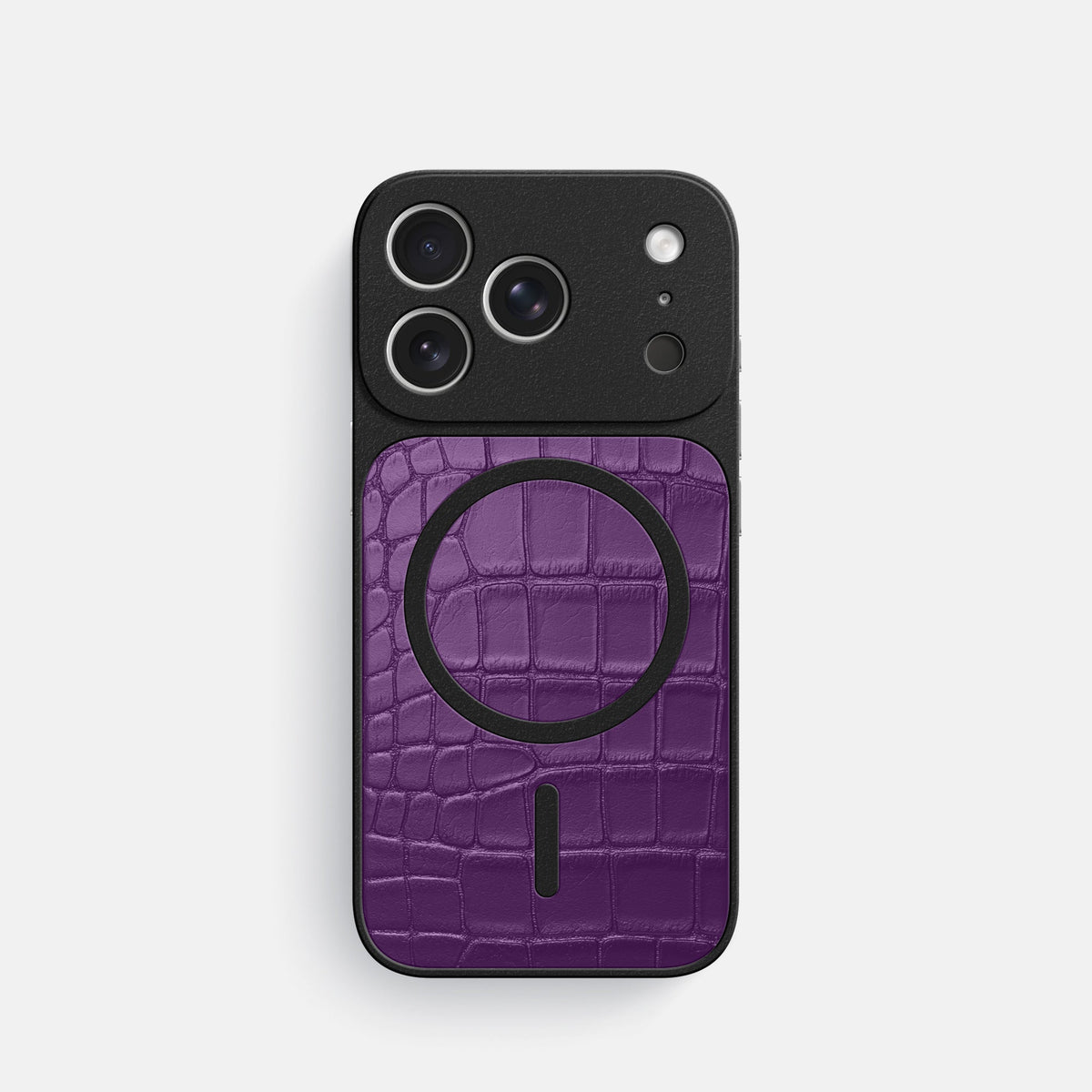 MagSafe Mask For iPhone 18 Pro In Alligator -3 | Purple