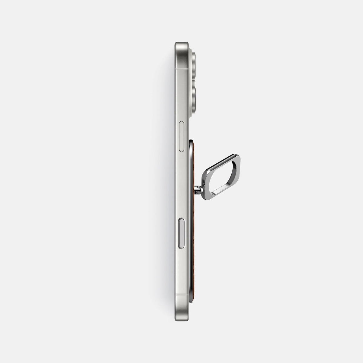 MagSafe Ring For iPhone 18 Pro Max In Calf -3 | Caramel-Steel