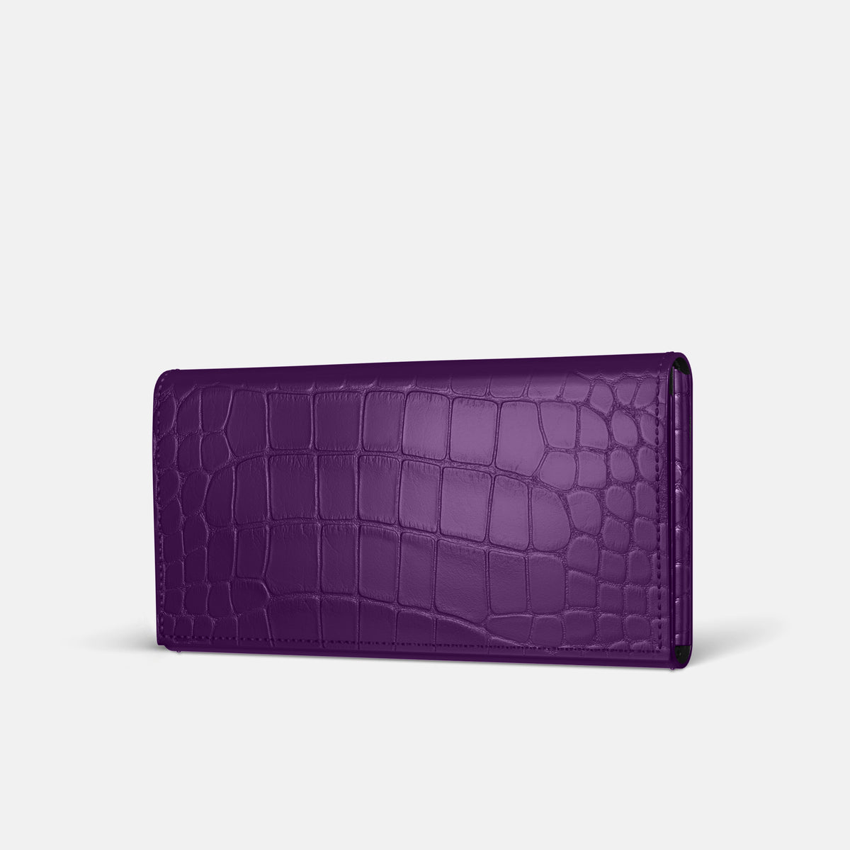 Wallet Case For iPhone 17 Pro In Alligator -1 | Purple