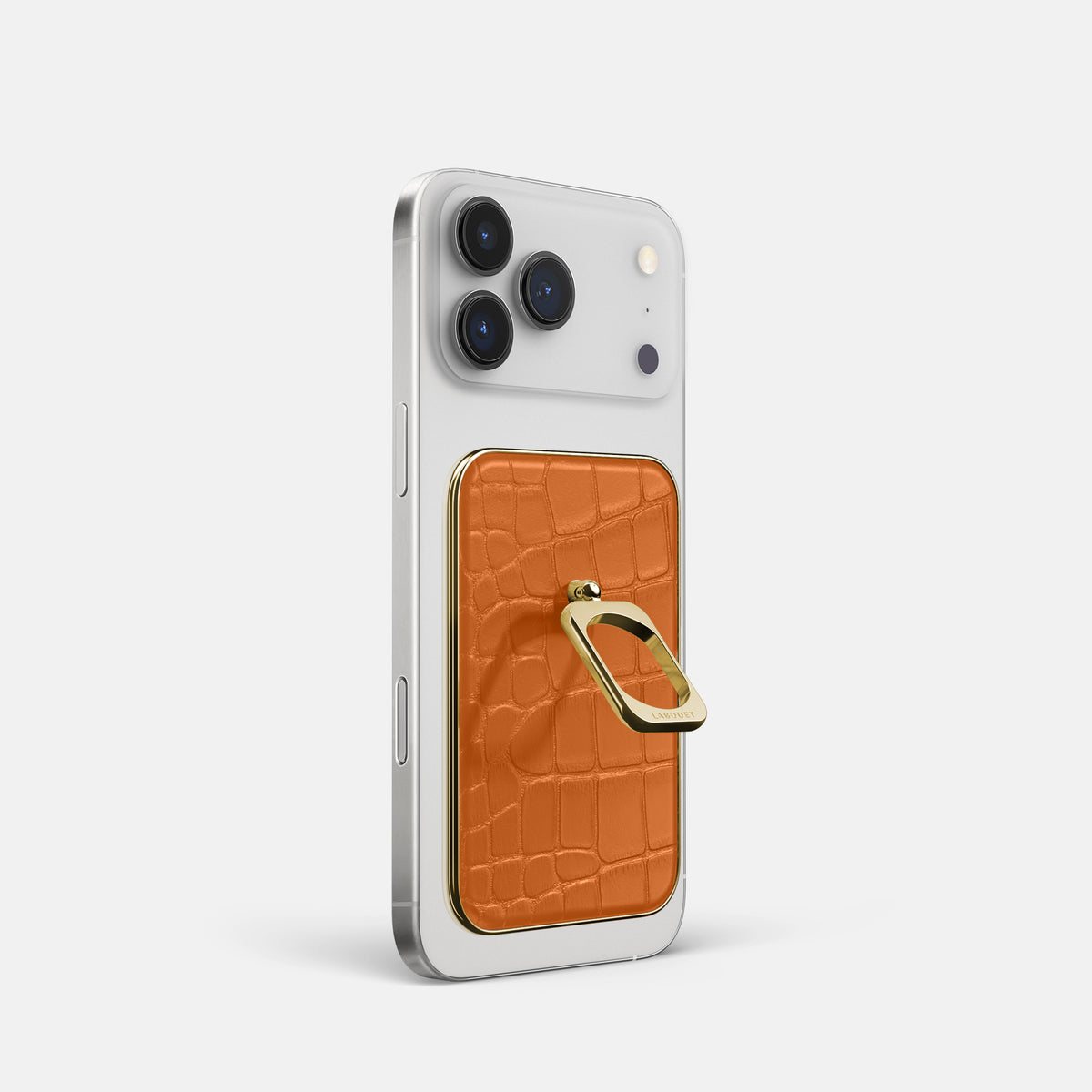 MagSafe Ring For iPhone 17 Pro In Alligator -2 | Orange-Gold