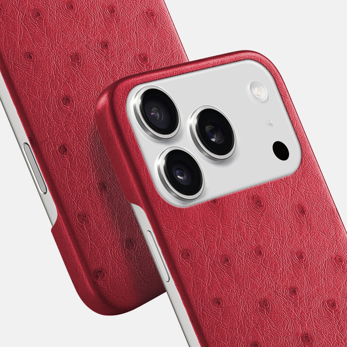Slim Case For iPhone 17 Pro In Ostrich -6 | Red