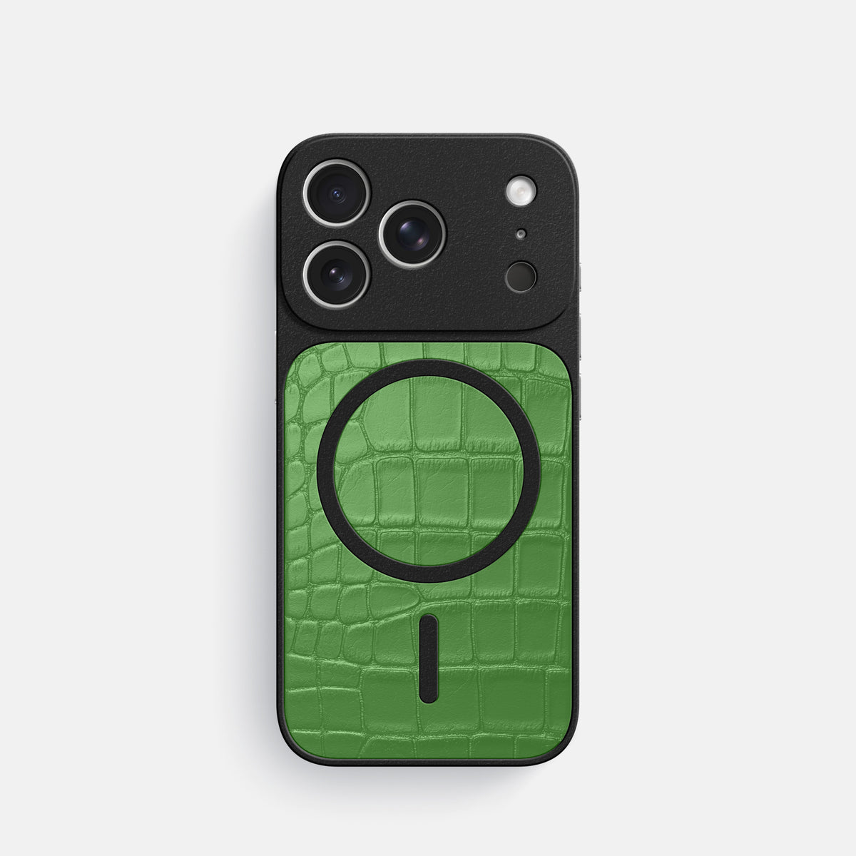 MagSafe Mask For iPhone 17 Pro In Alligator -3 | Apple-Green