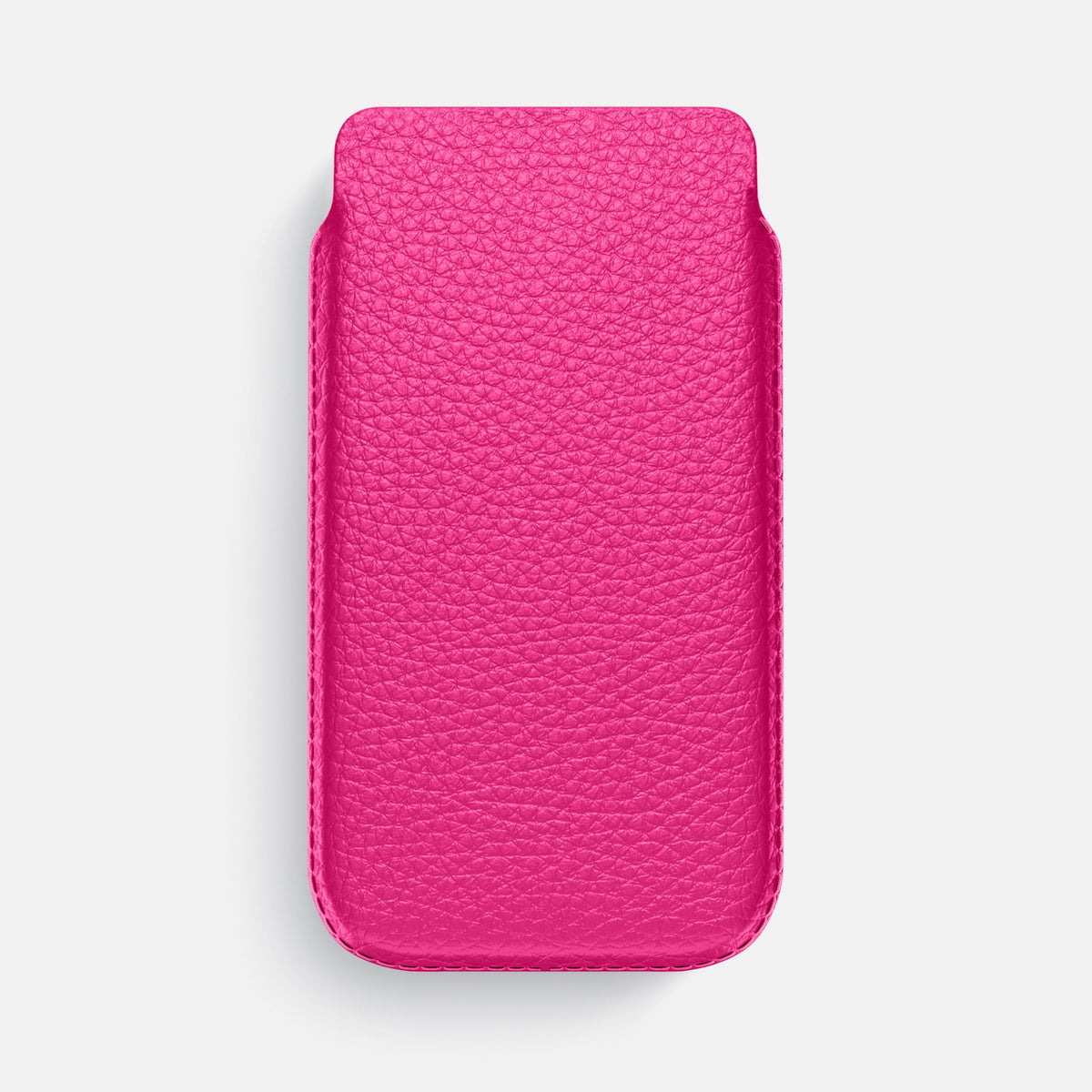Pouch Case For iPhone 18 Pro Max In Calf -1 | Magenta