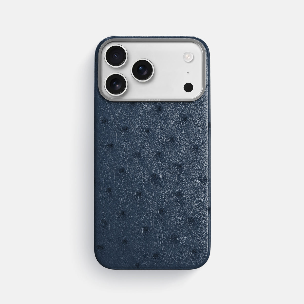 Classic Case For iPhone 17 Pro Max In Ostrich -1 | Navy-Blue-Steel