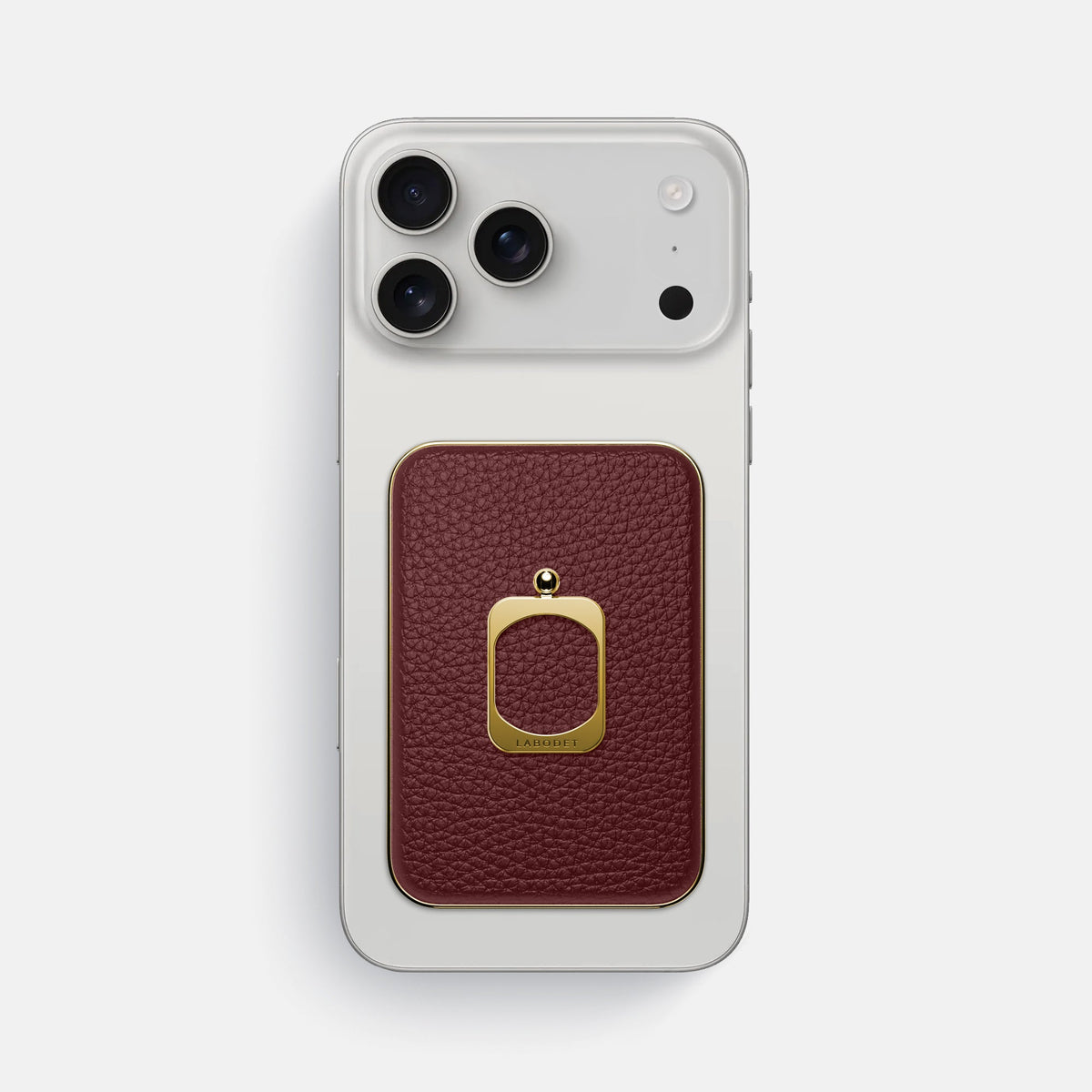 MagSafe Ring For iPhone 18 Pro Max In Calf -2 | Bordeaux-Gold