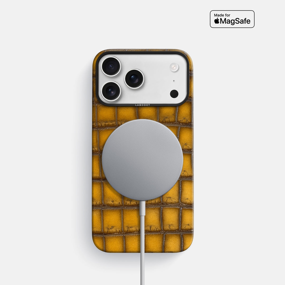 Classic Case For iPhone 17 Pro In Patina Alligator -5 | Sydney-Black