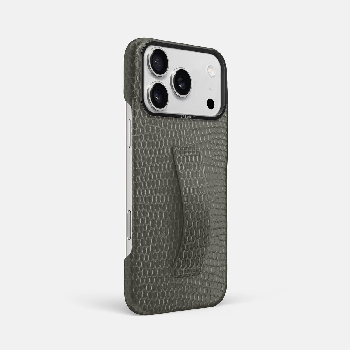 Finger Case For iPhone 17 Pro Max In Lizard -2 | Grey-Black